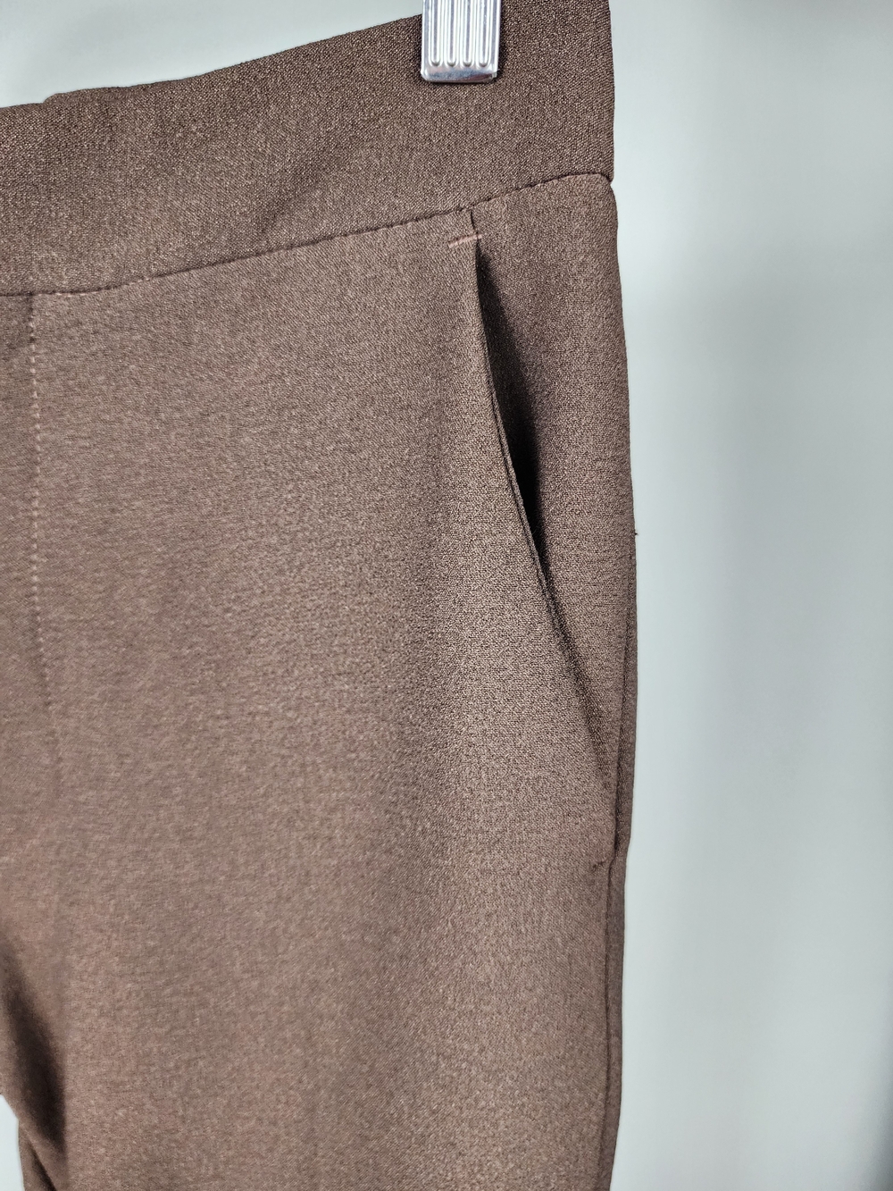 Asos Flared Trousers Pants in Warm Brown Size 28x30 - Picture 5 of 11